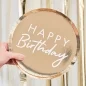 Preview: 8 plates Happy Birthday Gold