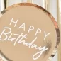 Preview: 8 Teller Happy Birthday Gold