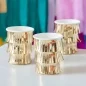 Preview: 8 cups gold foil fringes