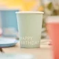 Mobile Preview: 8 Becher Happy Birthday 266ml