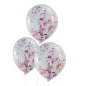 Mobile Preview: 5 Ballons bunte Confetti