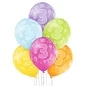 Mobile Preview: 6 Ballone assortiert Zahl 3 27.5cm
