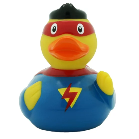 Bath duck superhero
