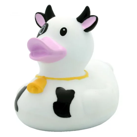 Bath duck cow black