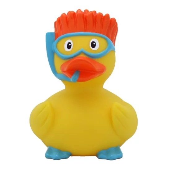 Bath duck snorkeler