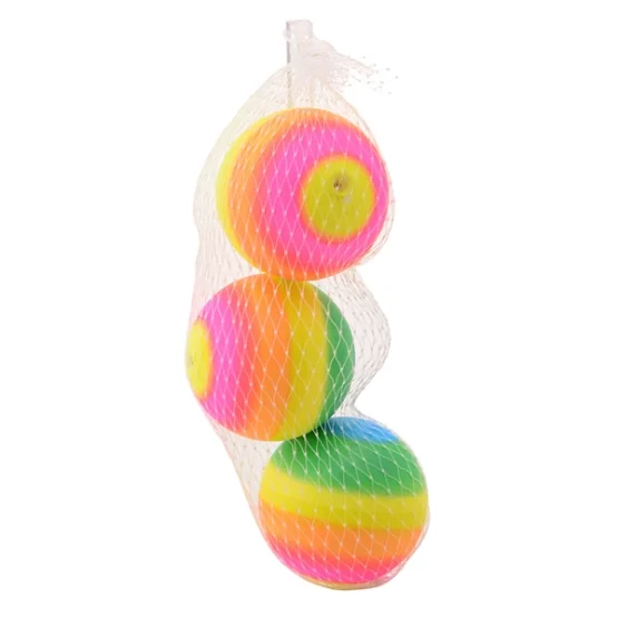 Rainbow balls 8cm in net