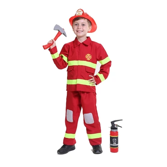 Fireman with helmet size 140