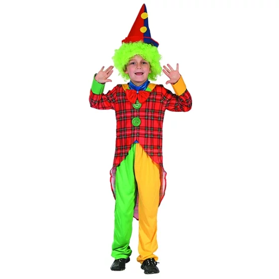 Clown costume colorful size M