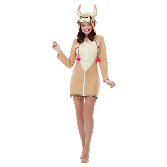 Llama costume brown, size S