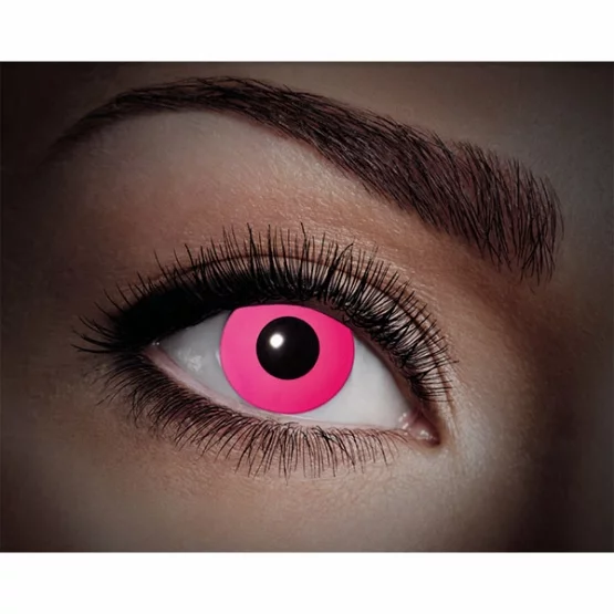 UV contact lenses pink