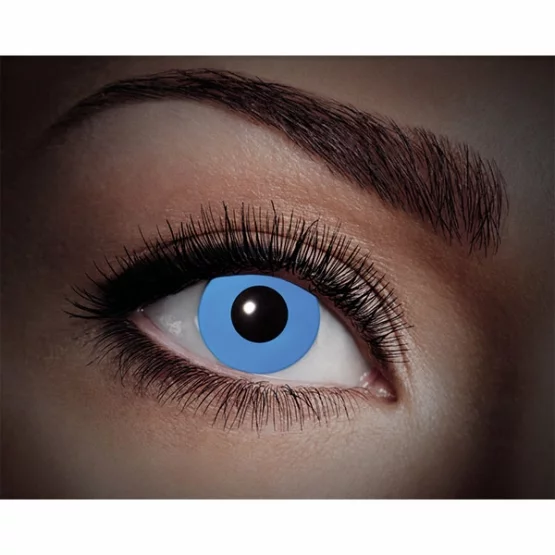 UV contact lenses blue
