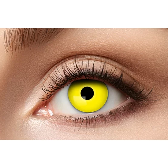 3-month lenses yellow eye