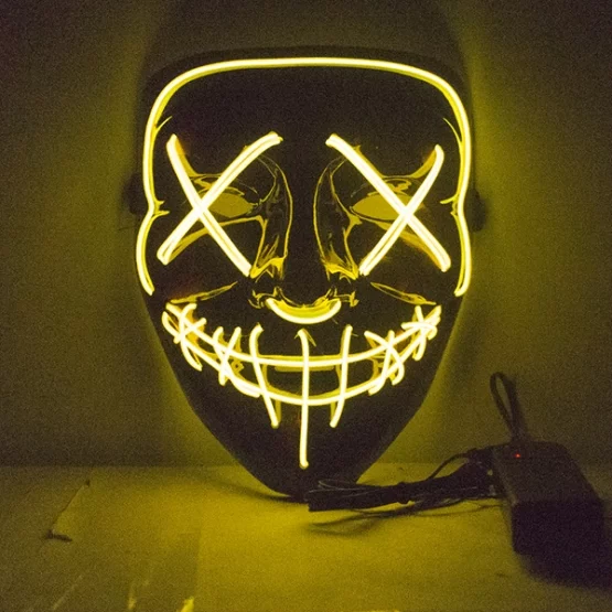 LED mask yellow