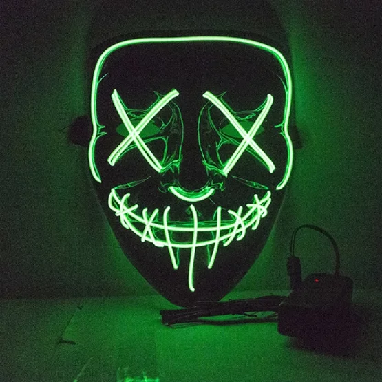 LED mask green