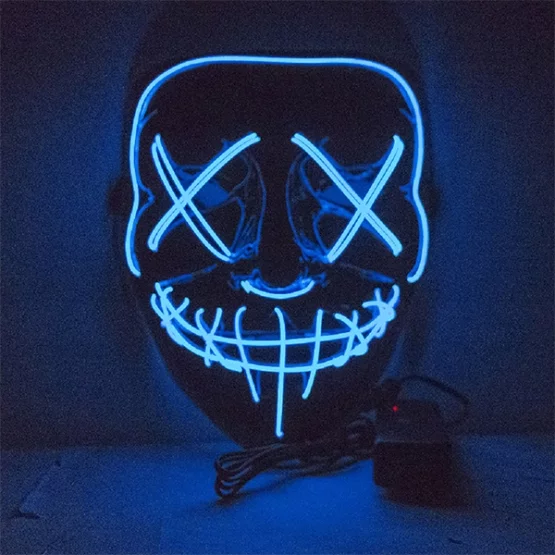 LED mask blue