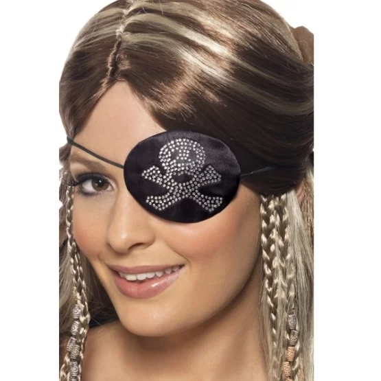 Piraten Augenklappe, Diamanten
