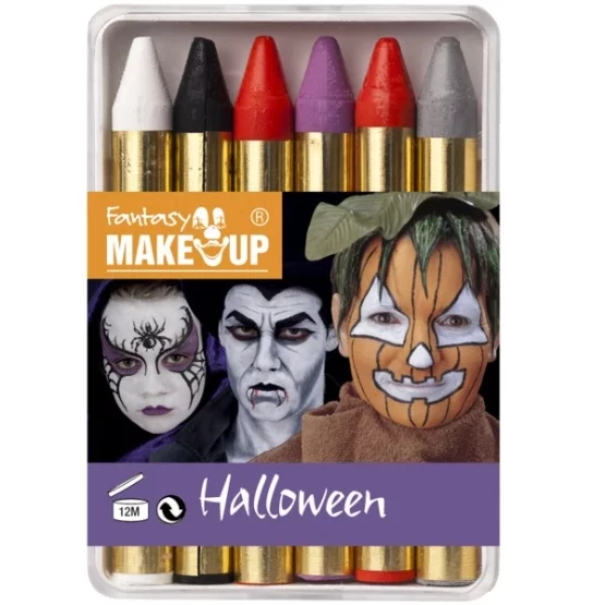 Make-up pencils Halloween 6x