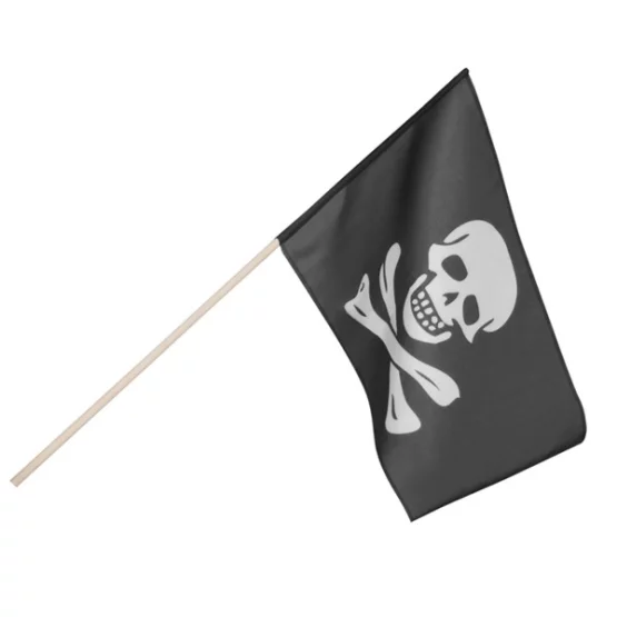 Fahne Pirat schwarz