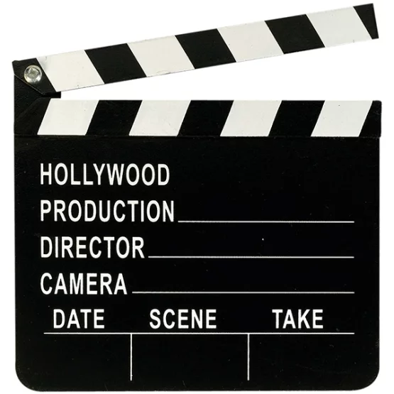 Filmklappe Hollywood 17.8x25.3cm