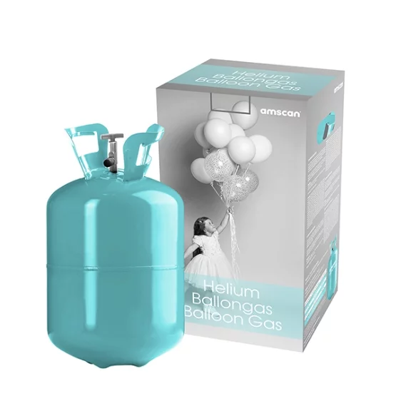 Disposable helium bottle