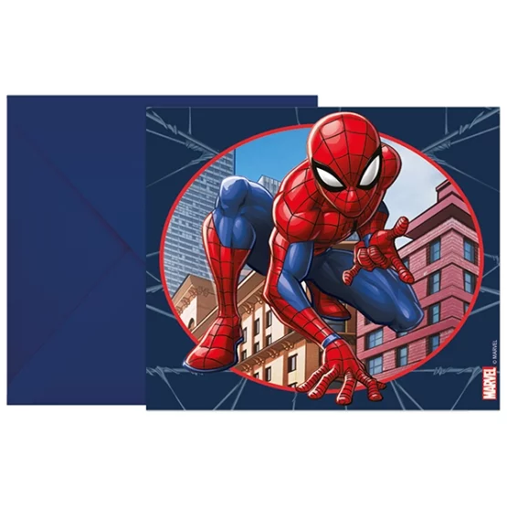 6 Einladung Spiderman