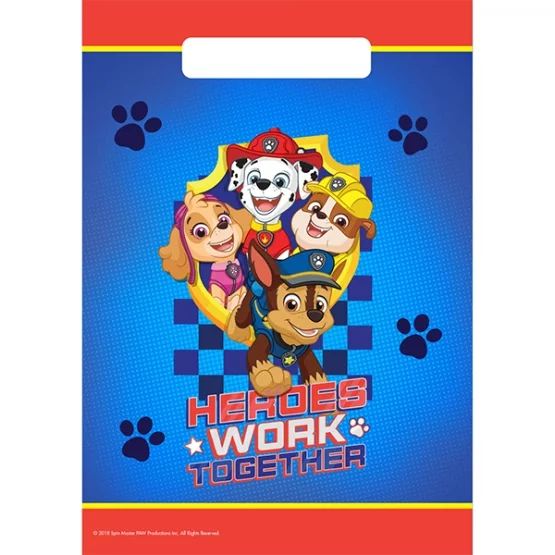 8 party bags Paw Patrol