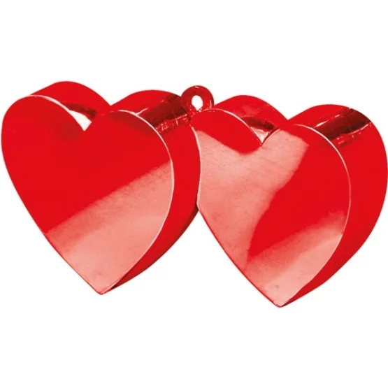 Balloon weight hearts red 170gr