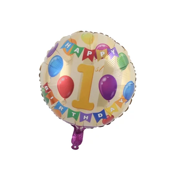 Folienballon Zahl 1 45cm