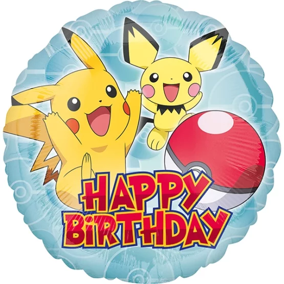 FB Pokemon Happy Birthday 43cm