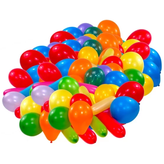 100 Ballone assortiert