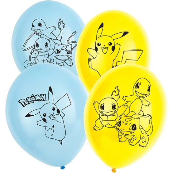 6 Ballone Pokemon 28cm