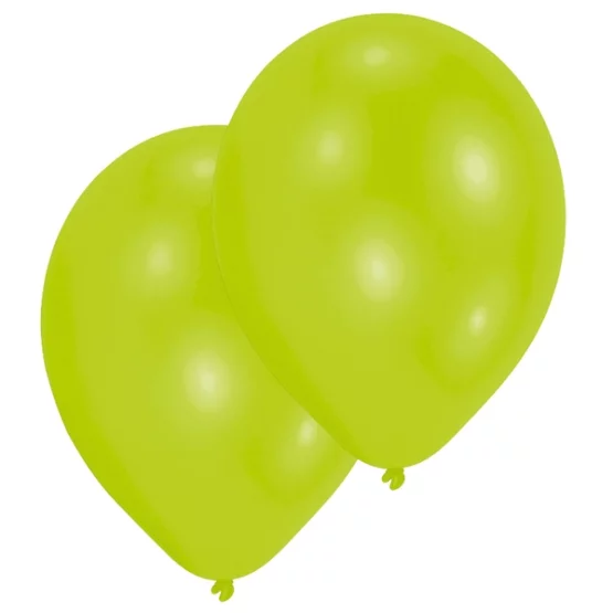 10 balloons light green 27.5cm