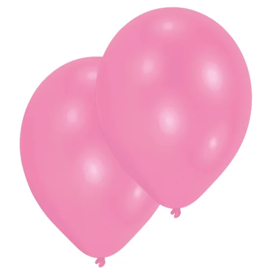 10 balloons pink 27.5cm