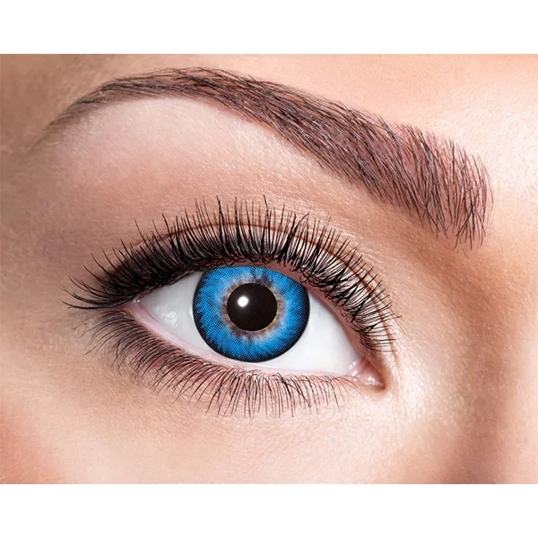 Kontaktlinsen 2-Ton blau