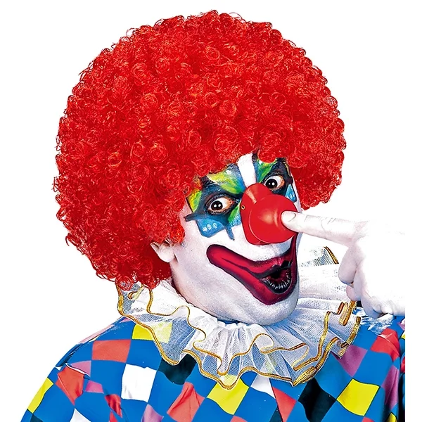 Clown wig red