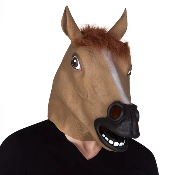 Head mask horse latex