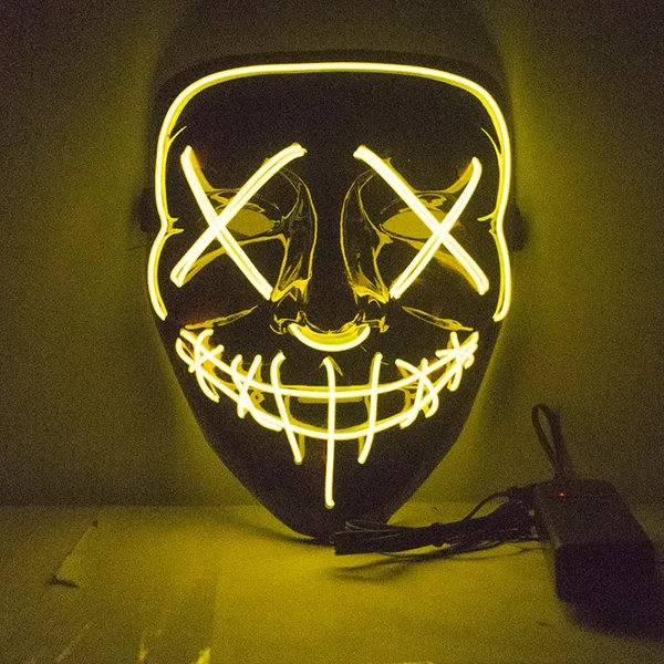 LED Maske gelb
