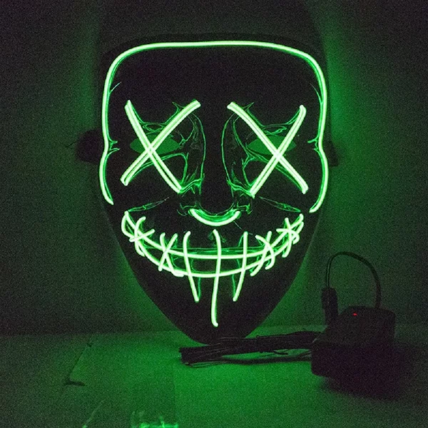 LED Maske grün
