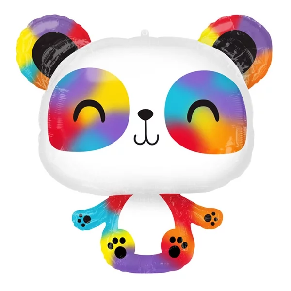 Folienballon Rainbow Panda