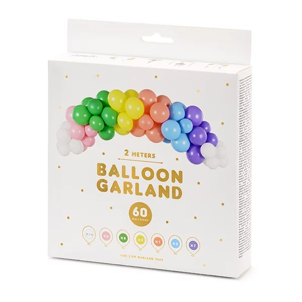 Balloon Girlande Regenbogen 2m
