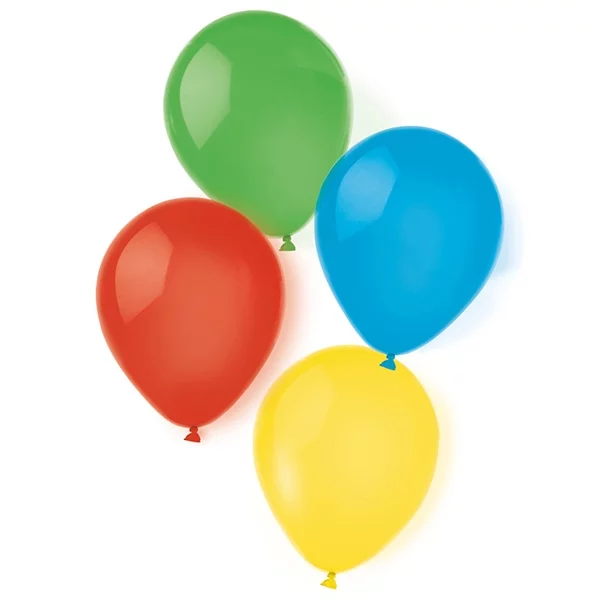 10 Ballone Regenbogenfarben