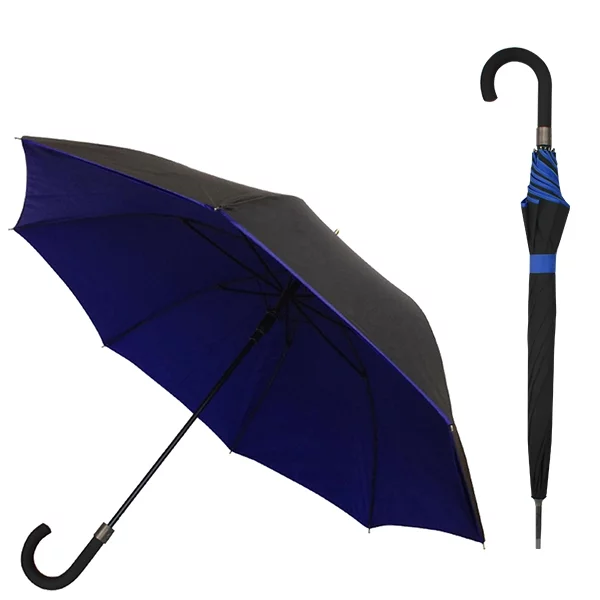 Regenschirm Double-Toile blau